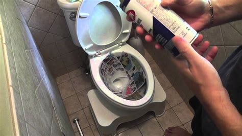 repair enamel inside toilet bowl